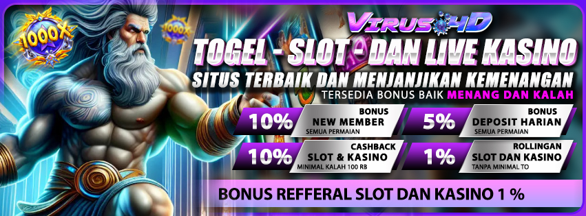 Togel Online Terbaik di Virus4D: Tersedia Slot dan Casino Terbaik Tahun 2024